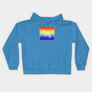 Sparkle Power Unicorns Kids Hoodie